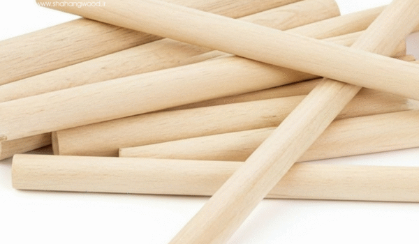 چوب گرد دوبل چوبی